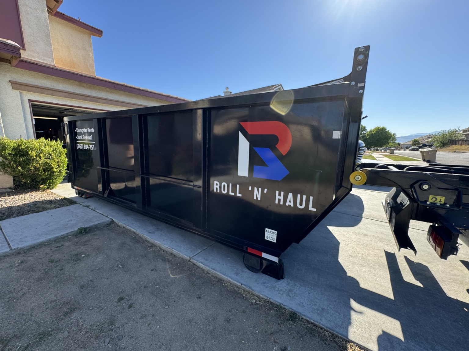 Roll N Haul roll-off dumpster rental